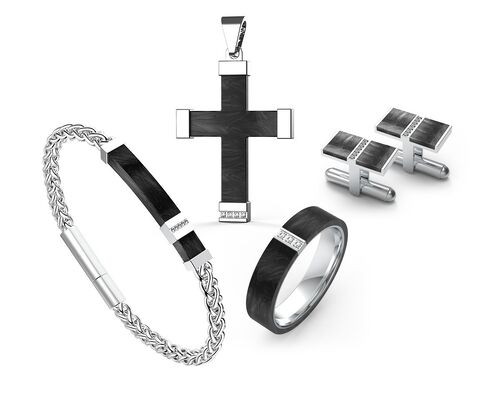 Latest company Solutions about Men Fashion Jewelry Product Case Study — Carbon Fiber & Stainless Steel Collection