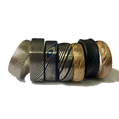 Latest company Solutions about Damascus Steel Men’s Jewelry Collection – Rings & Bracelets