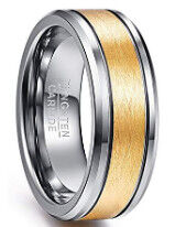 Bon prix Ringe de mariage en zircon au carbure de tungstène pour hommes avec technologie d'insertion de réglage en ligne