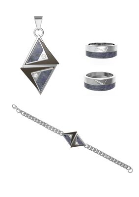 Prezzo buono Collana con croce da uomo in fibra di carbonio unisex, anello, bracciale, catena per maglione in linea