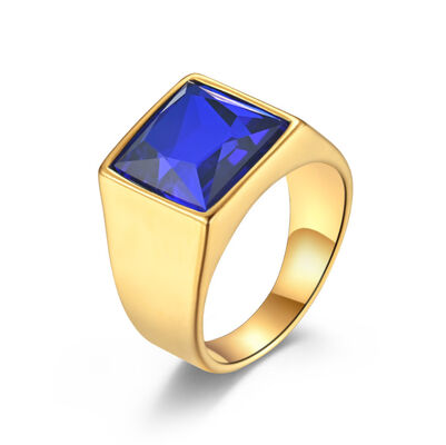 Good price Light Luxury Gemstone Rings Fashion Jewelry Wedding Rings For Men online