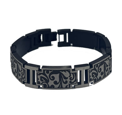 Bom preço Mulheres Homens Bracelete de aço inoxidável oculto Talismã Amuleto Vintage Bracelete de nó de bruxa on-line