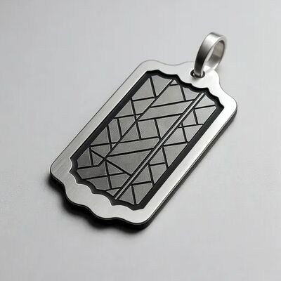 Good price Bespoke Intricate Patterned Stainless Steel Men's Pendant online