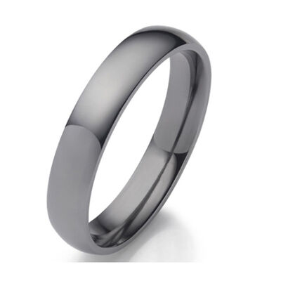 Guter Preis Silberner Tantalring Schmuck Polster Kuppel Blank Hochzeitsring Online