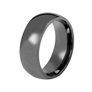 Good price Classic Brushed Mens Tungsten Carbide Ring Anniversary Engagement Wedding Bands online